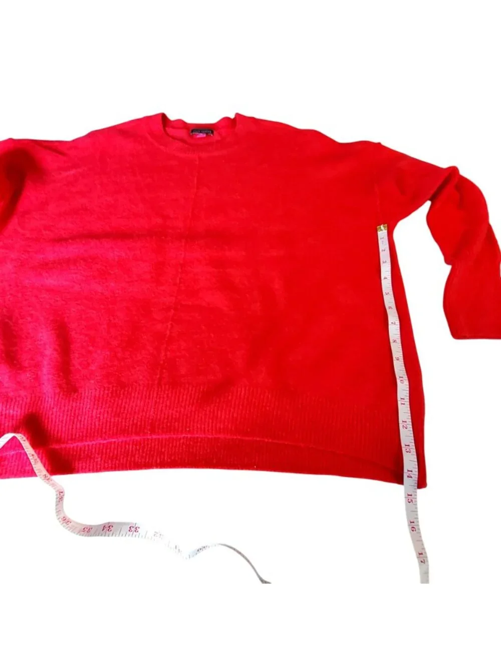 Vince Camuto Womens Tea Berry Red Sweater Size Medium Acrylic Blend  Relaxed fit